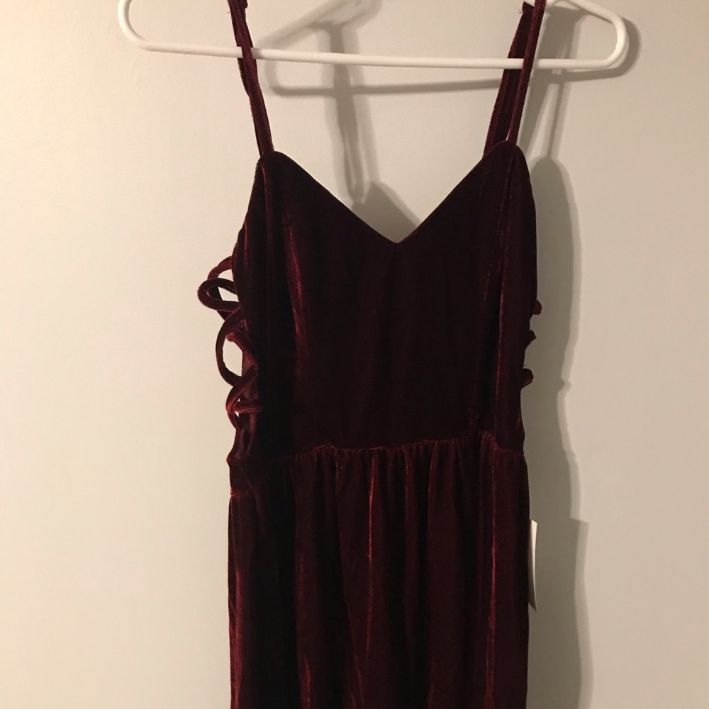 NWT Red Velvet Dress